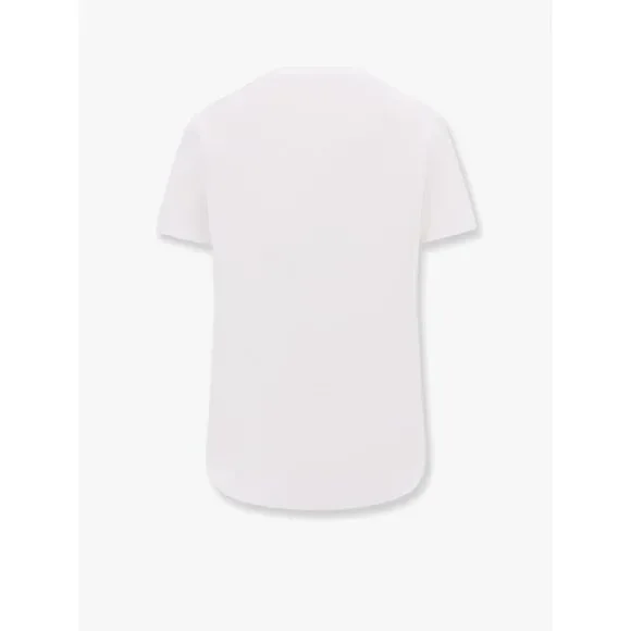 Max Mara Women Nerina Cotton T-Shirt With Max Mara Embroidery